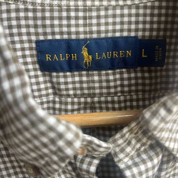 Ralph Lauren button down mens large - Picture 3 of 6